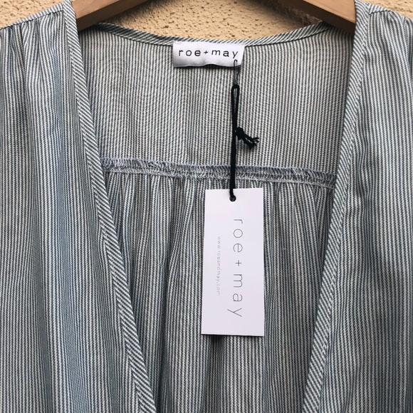 NWT Roe + May Dylan Tie Top - Picture 3 of 5